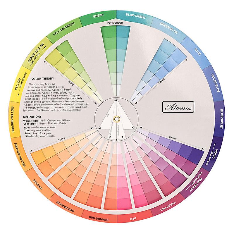 Color Wheel Practical Color Chart Selector Paper