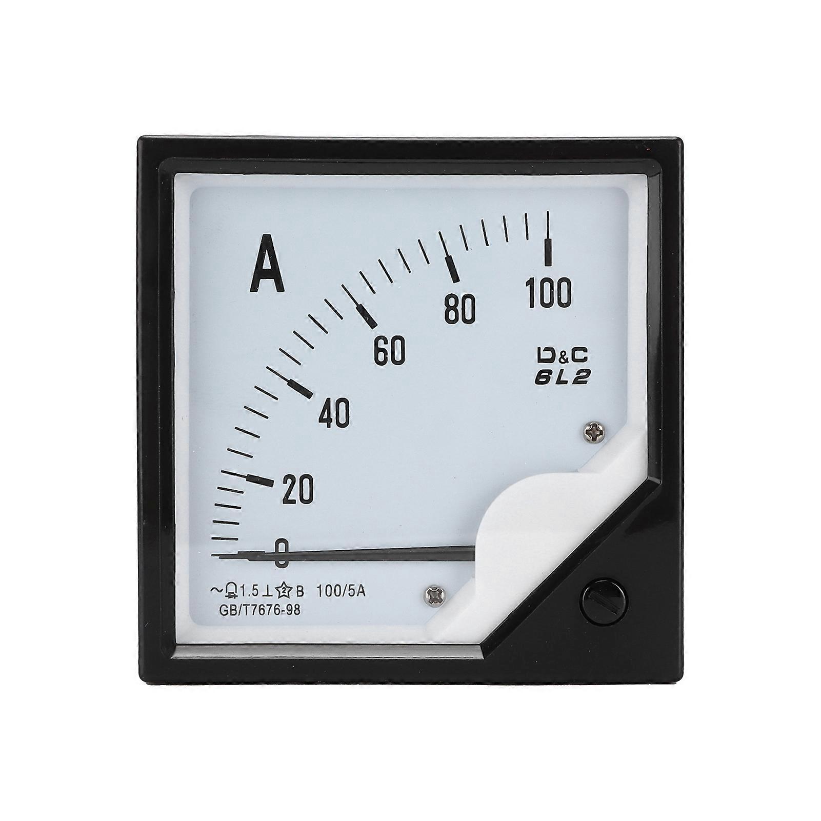 6L2 100A / 5A Analogowy amperomierz panelowy Miernik prądu wskaźnika dla przemysłu chemicznego