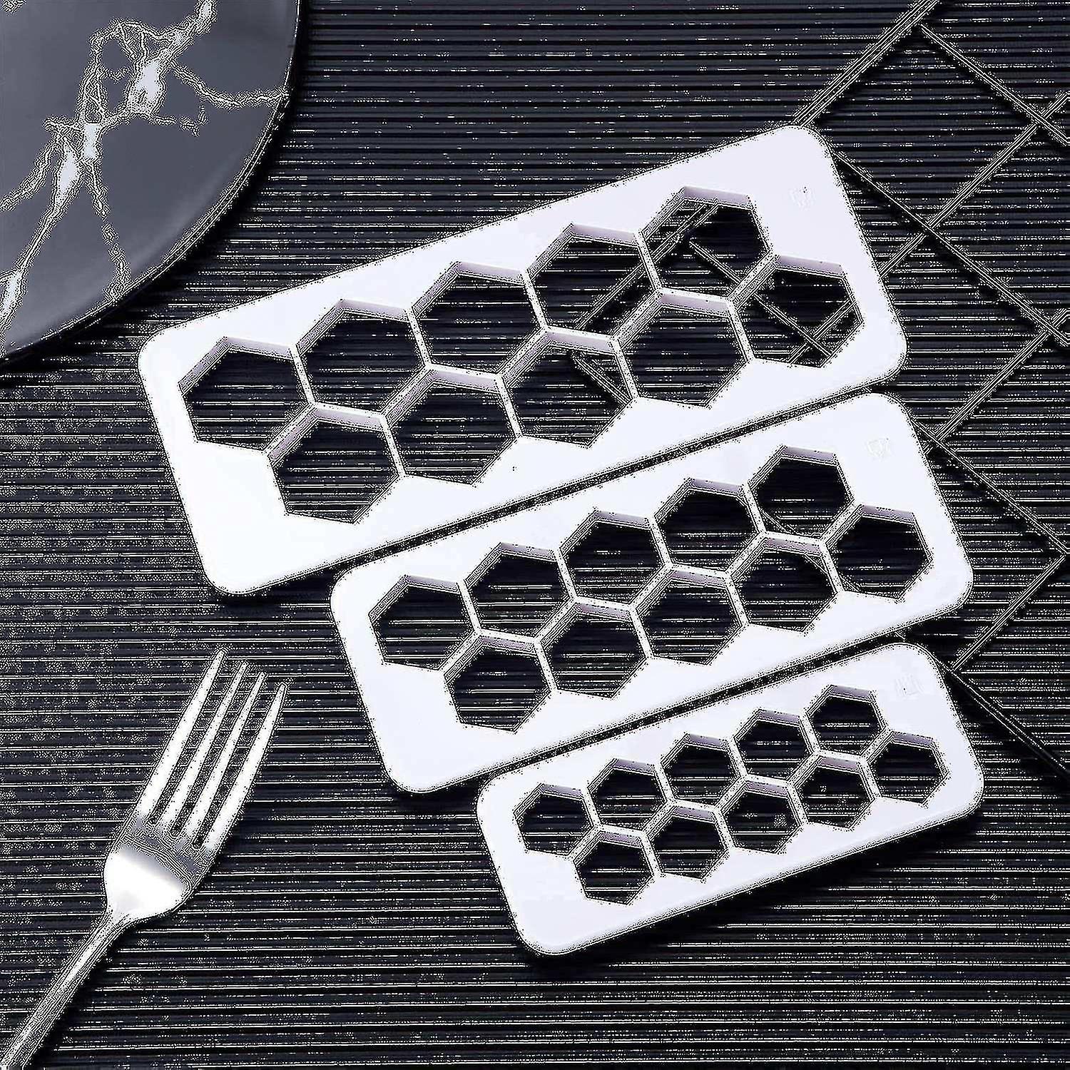 3 Stück Hexagon Ausstechformer, 3 Größe Hexagon Keksschneider Kuchen Dekorieren