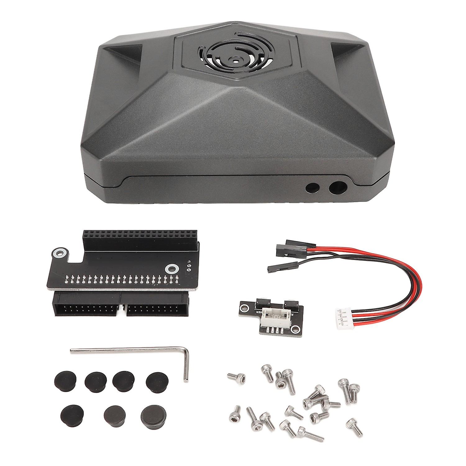 Development Board Case for Jetson Nano Professional Aluminum Protective Shell with GPIO Adapter Boar