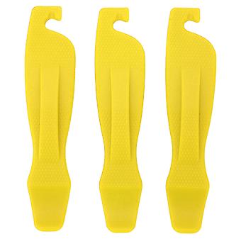 3 PZ Bicicletta Pneumatico Piede Di Leva Del Pneumatico In Nylon Anti Scivolo Ad Alta Durezza Bici Leva Del Pneumatico Strumento di RiparazioneGiallo