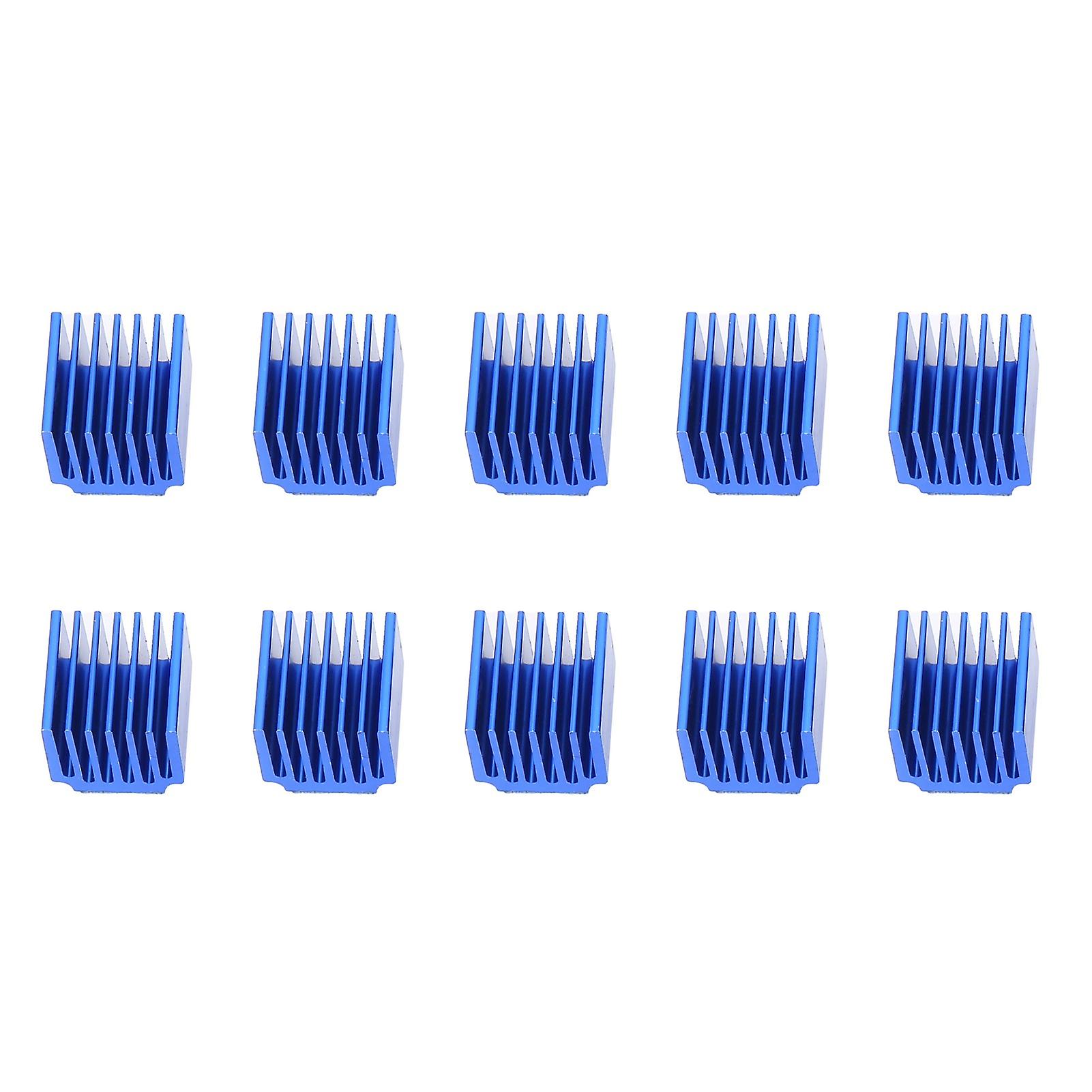 10pcs Heatsink Mini Cooler with Thermal Conductive Adhesive Tape for TMC 2100/2208 LV8729 Stepper Motor Driver