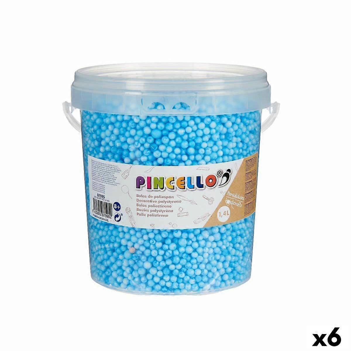 Materials for Handicrafts Pincello 13,5 x 14 x 14 cm Balls 6 Units