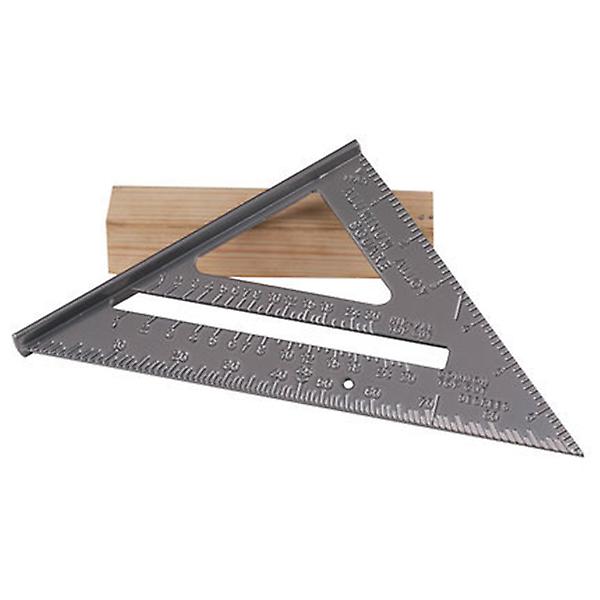 Triangular Angle Protractors Aluminum Alloy Square Measuring Ruler for Framing Building