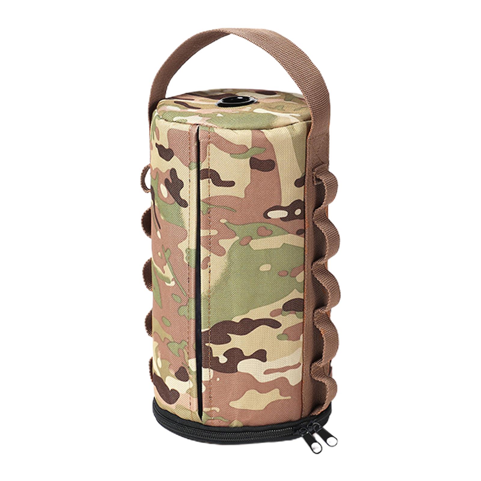 Tissue Box Holder for Camping Camouflage Waterproof Toilet Roll Holder Large Capacity Hangable Paper Drawer for Home Off