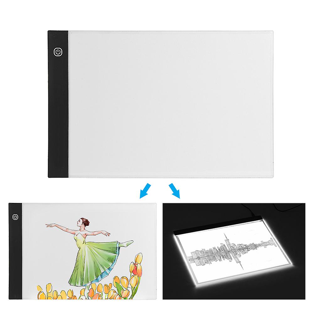 A4 drawing tablet with tracing light and continuous dimming