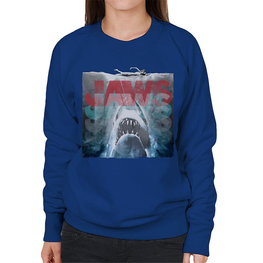 Jaws Layered Text Logo Women's Sweatshirt