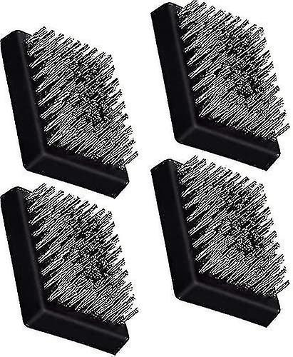 4 Pack Replacement Grill Brush Heads, Cordless, Replaceable Heads Compatible With Most Grill Brushes, Best Bbq Cleaner (4 Pcs) -