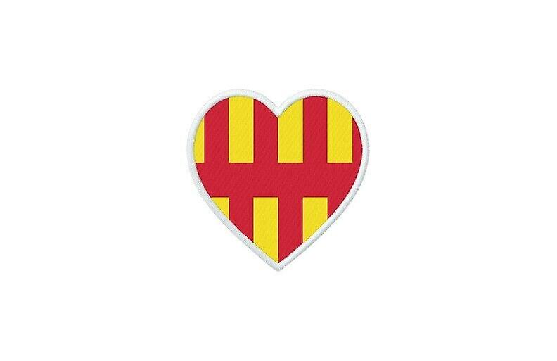 Patch badge ecusson prints flag heart kingdom united northumberland