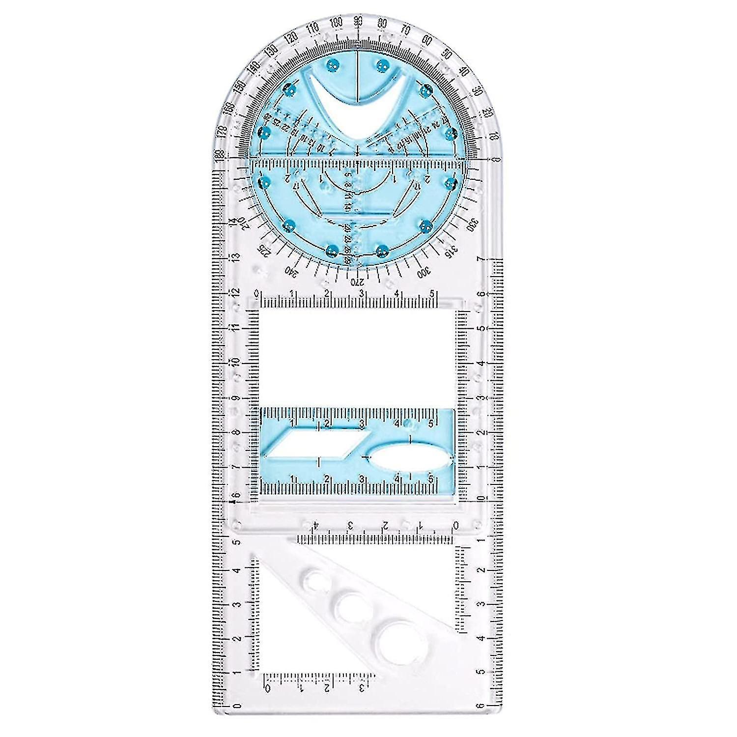 Geometric Drawing Template DIY Measuring Rulers Kit