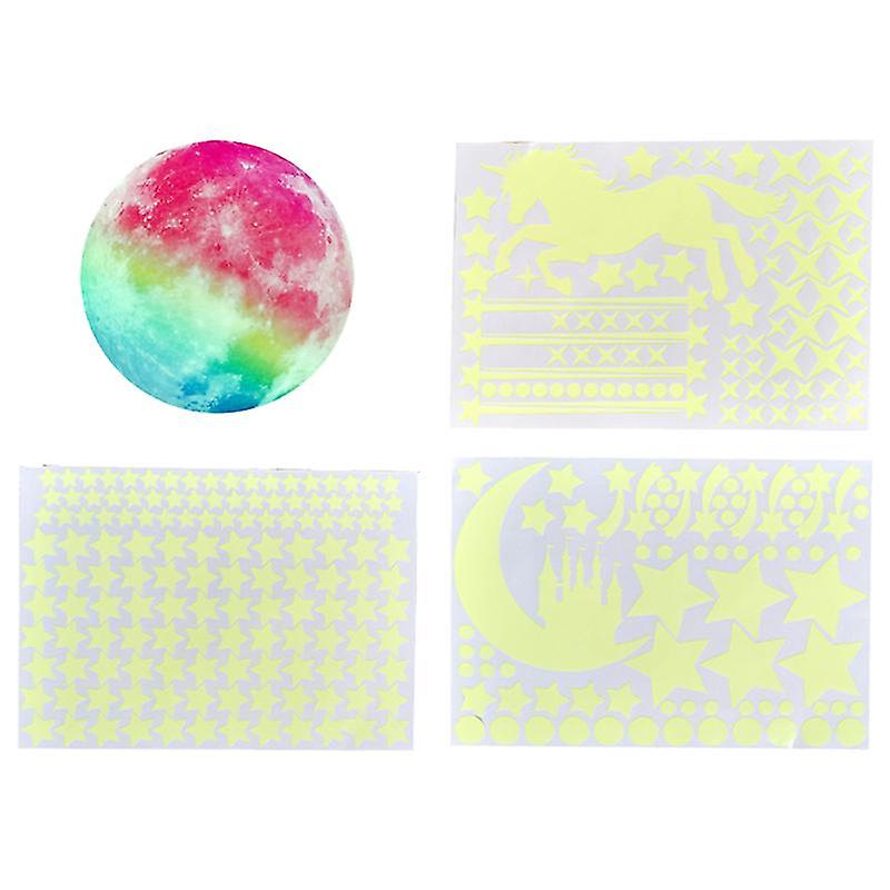 1set Rainbow Ball Sticker