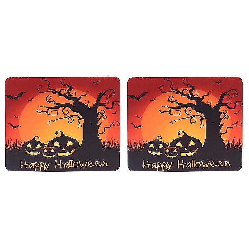 2pcs Halloween Mouse Pad For Halloween Gifts