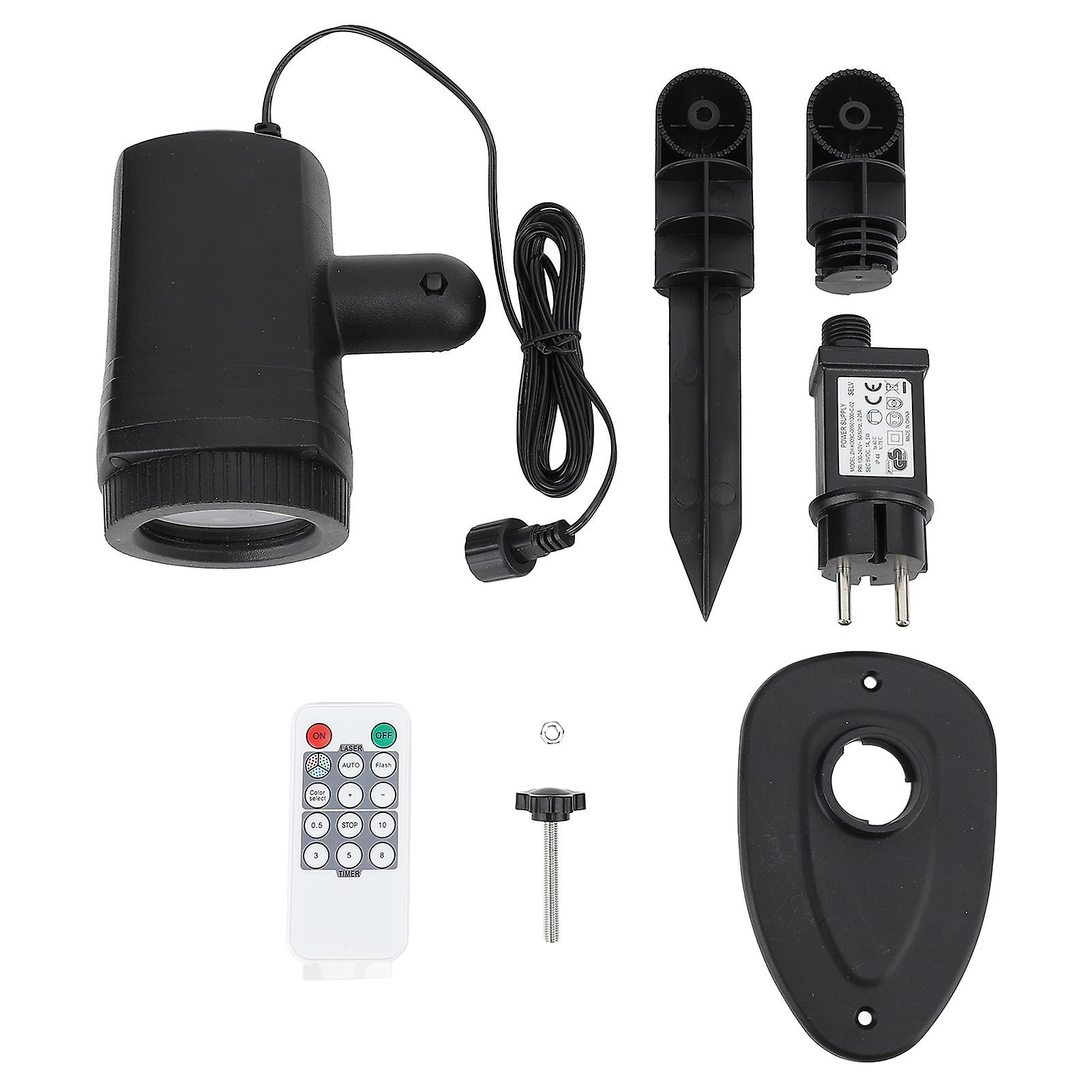 2024 Jardin Laser Lumière Projecteur Télécommande Étanche Déplacement RBG Lumière Laser Pour Fête En Plein Air