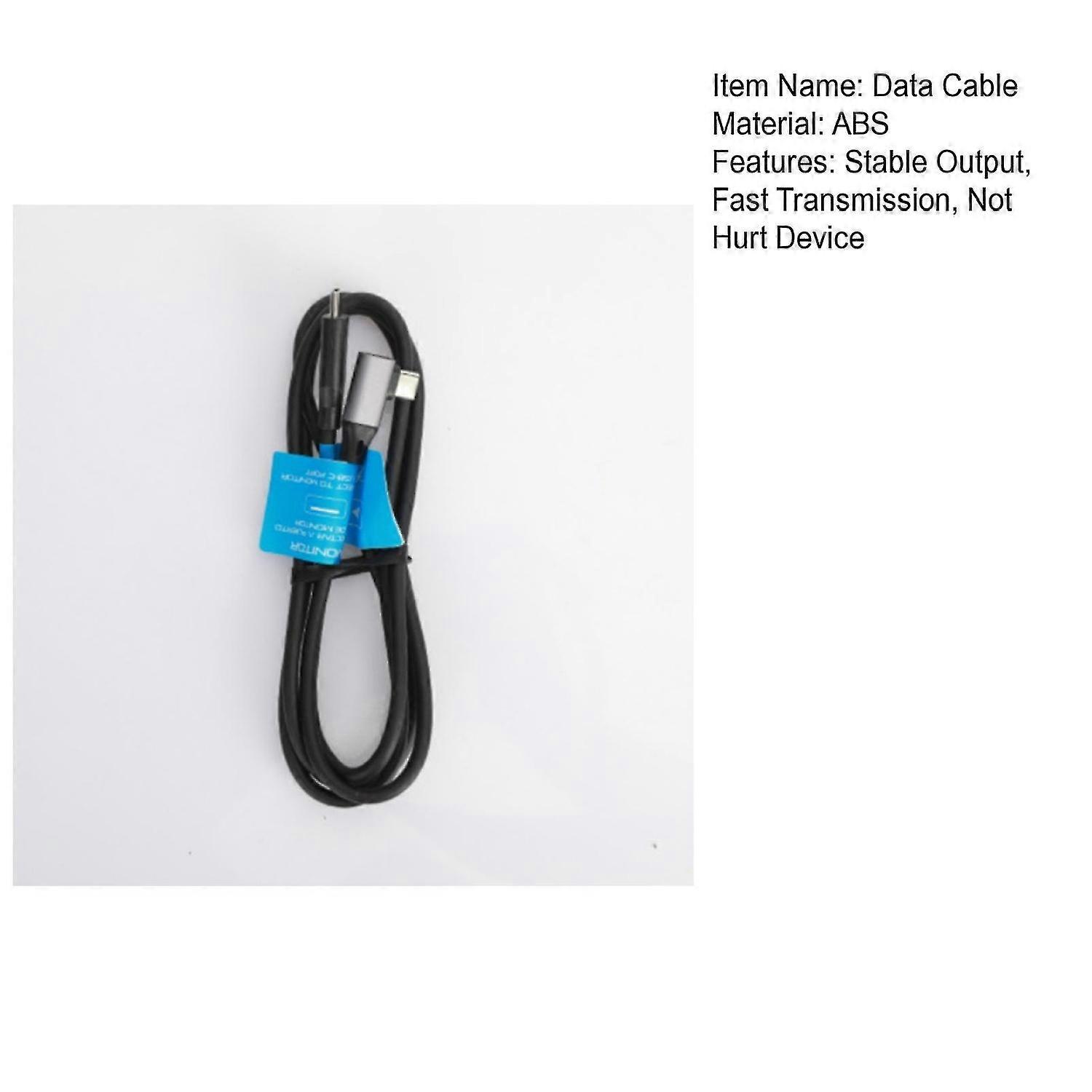 Data Cable Stable Output Efficient L Shape Portable Type-C to Type-C Data Cord Home Accessory