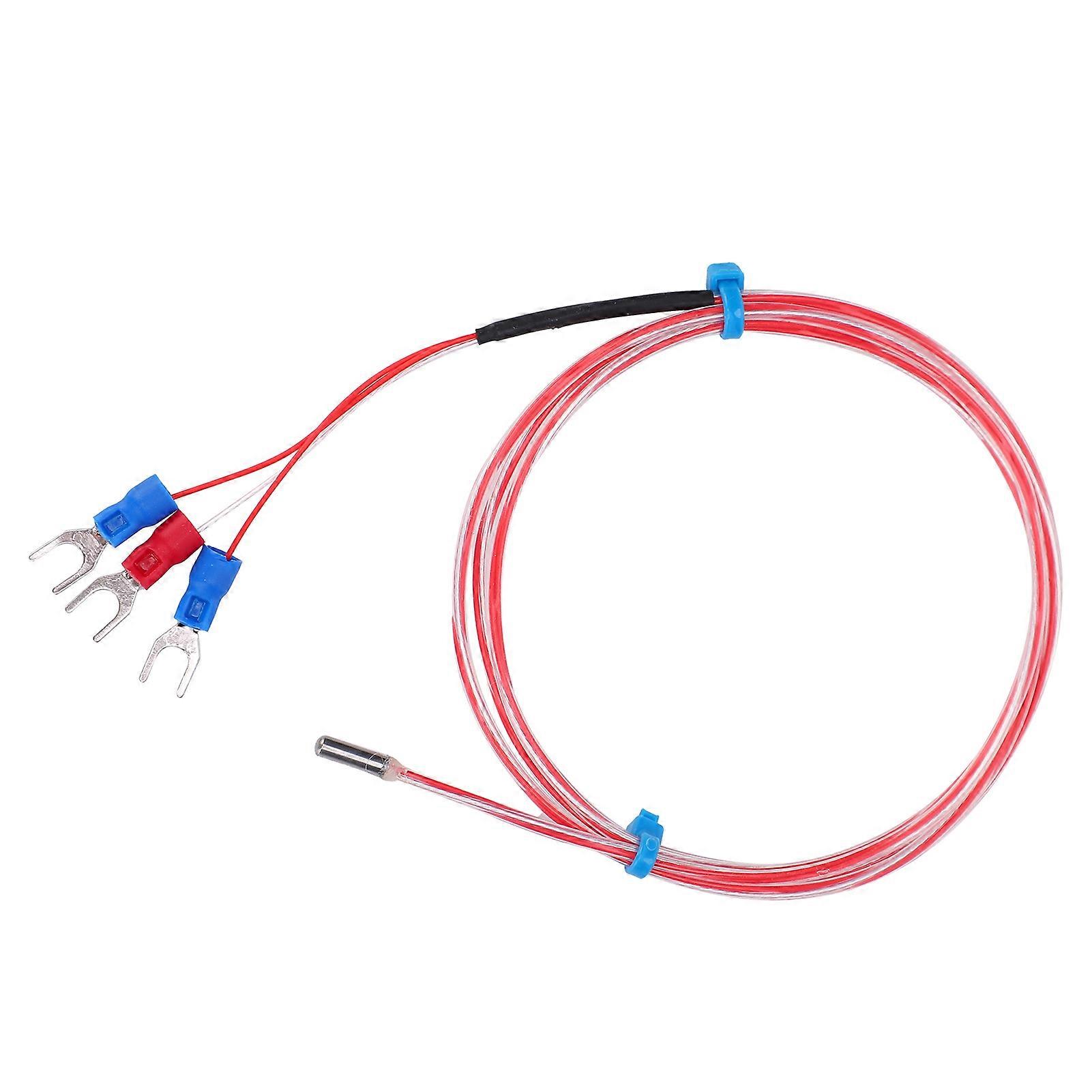 PT100 Waterproof Temperature Sensor 3 X 20mm Thermistor Temperature Probe 50 to +300(3m )