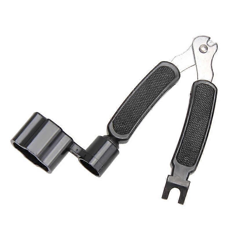 Integrated Bridge Pin Puller for Acoustic Instruments Pro Winder String Winder & Cutter Guitar Banjo Mandolin Tool