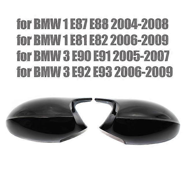 Replacement Rearview Side Mirror Covers Cap For BMW E90 E91 E92 E93 E81 E87 E82 E88 3 1 Series M Accessories Carbon Fiber Gloss