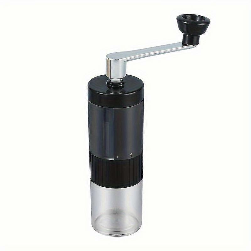 Portable manual coffee grinder, labor-saving, comfortable grip, visible powder bin, ceramic grinding core, large capacity 3.04oz, office, outing and c