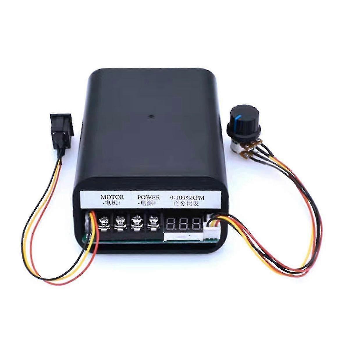 Ελεγκτής ταχύτητας μηχανών DC 10-55v 60a Pwm 0-100% Led ψηφιακός διευθετήσιμος CCW Cw συμβατός μεπόλεμος