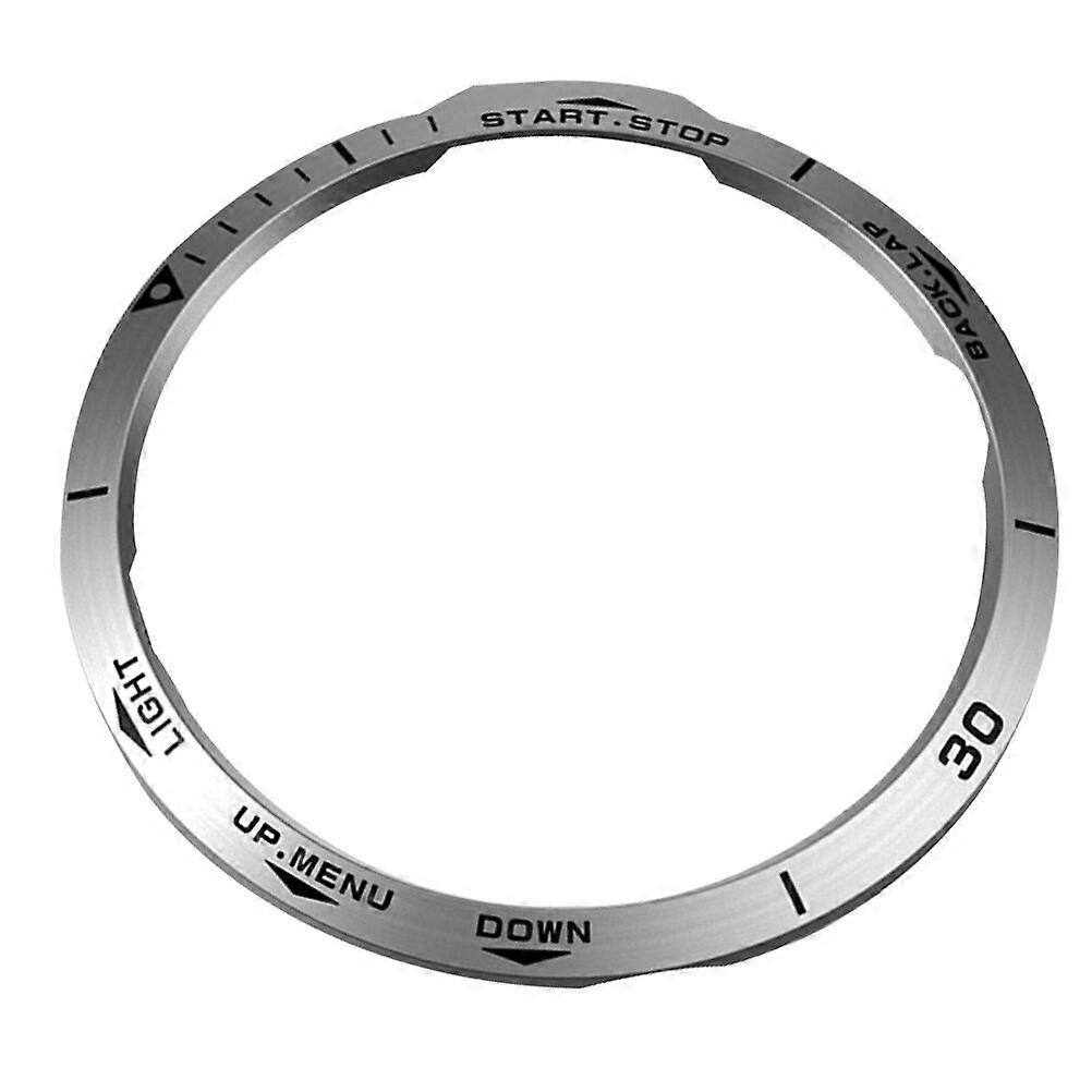 1Pcウォッチベゼルステンレススチールリング保護カバーGarmin Fenix 6Xと互換性あり