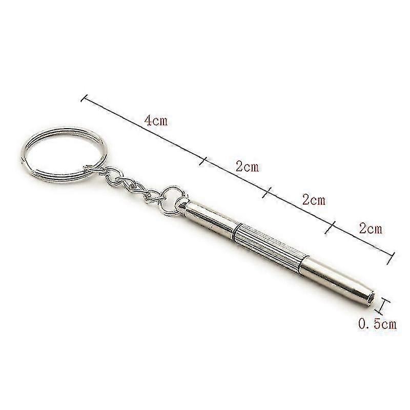 Three-purpose Glasses Accessories Repair Tool Portable Multi-function Screwdriver