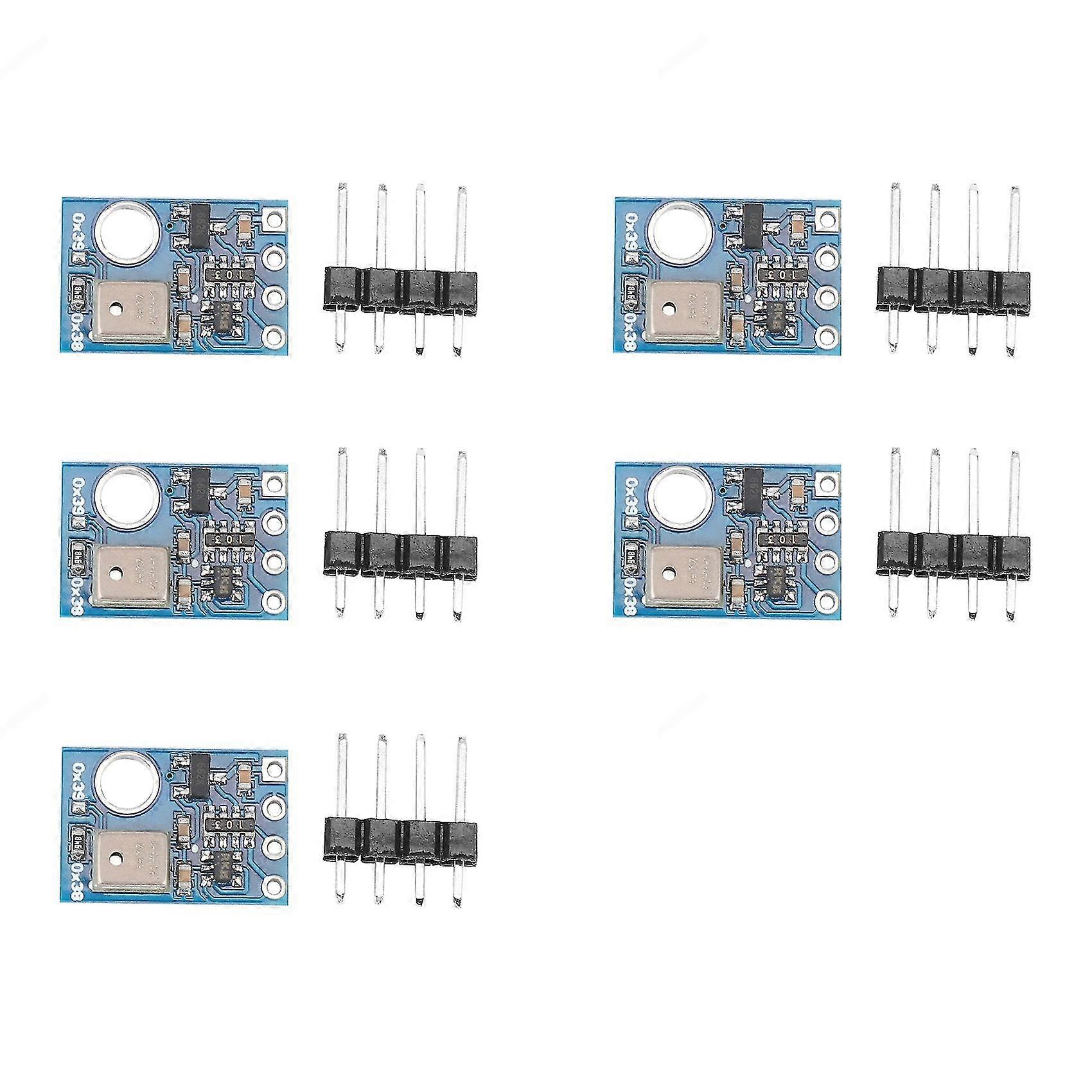 5Pcs AHT10 Digital Temperature and Humidity Sensor Measurement Module I2C Communication Replace SHT