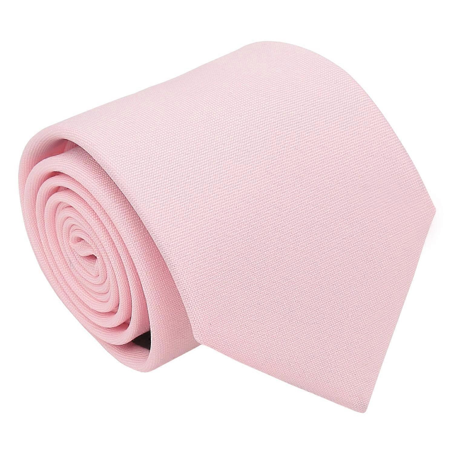 Baby Pink Plain Matte Tie