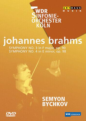 Brahms Symphony No.3Symphony No.4 DVD (2005) cert E - Region 2
