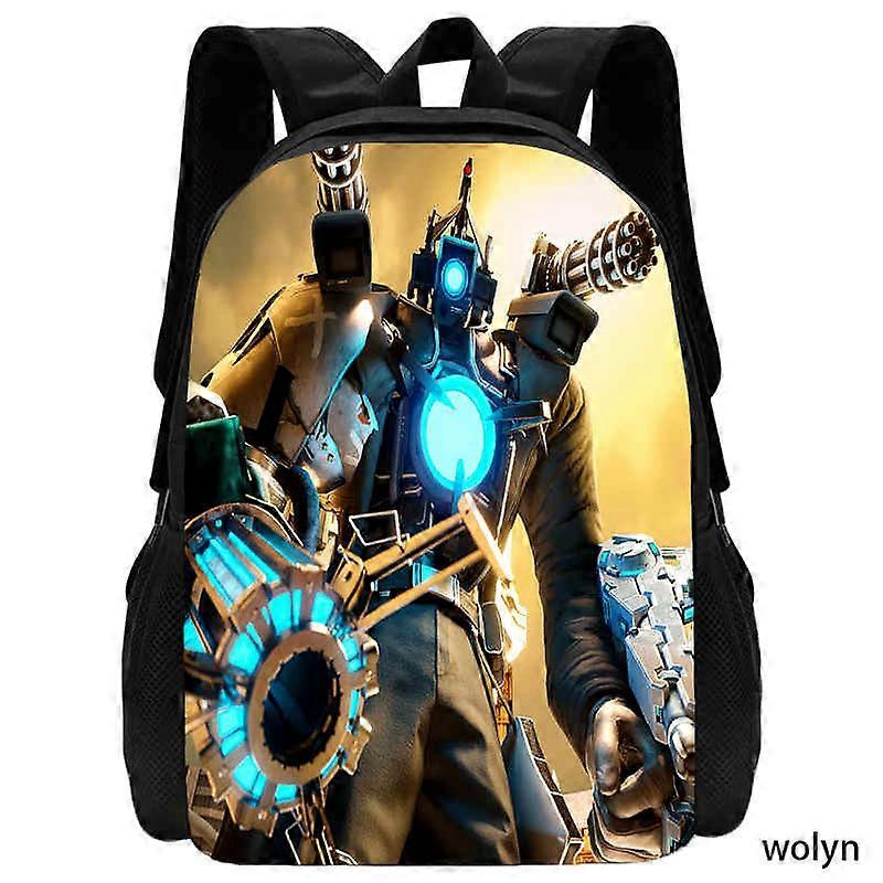 حقيبة ظهر المرحاض Skibidi حديثا Titan Speakerman Children ' ؛ S حقائب حقيبة مدرسية للأطفال حقيبة ظهر أنيمي السفر Backpa-LDYH988