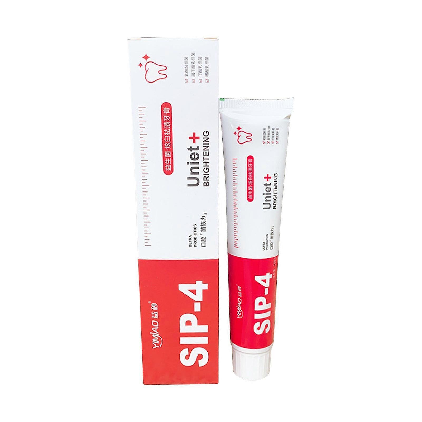100g Probiotic Toothpaste: Minty and refreshing, whitening and protecting toothpaste.