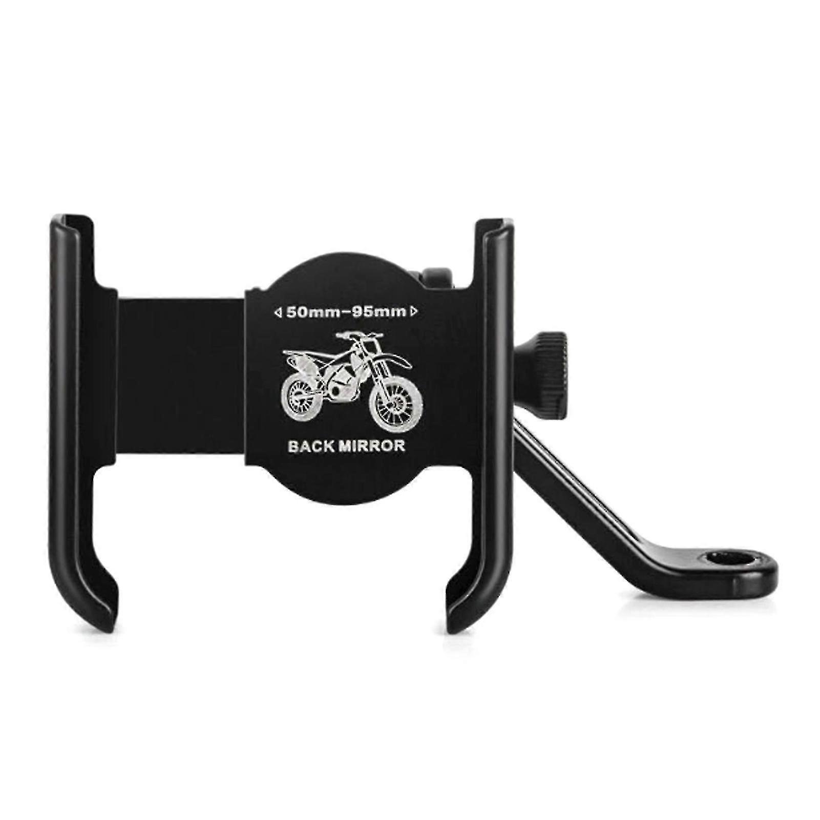 Aluminum Alloy Adjustable Rotatable Motorcycle Handlebar Phone Holder Bracket