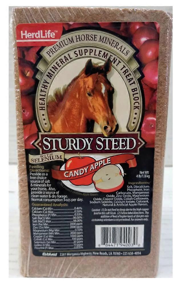 Evolved Habitats HRL94003 Herdlife Sturdy Steed Candy Apple Horse Treats