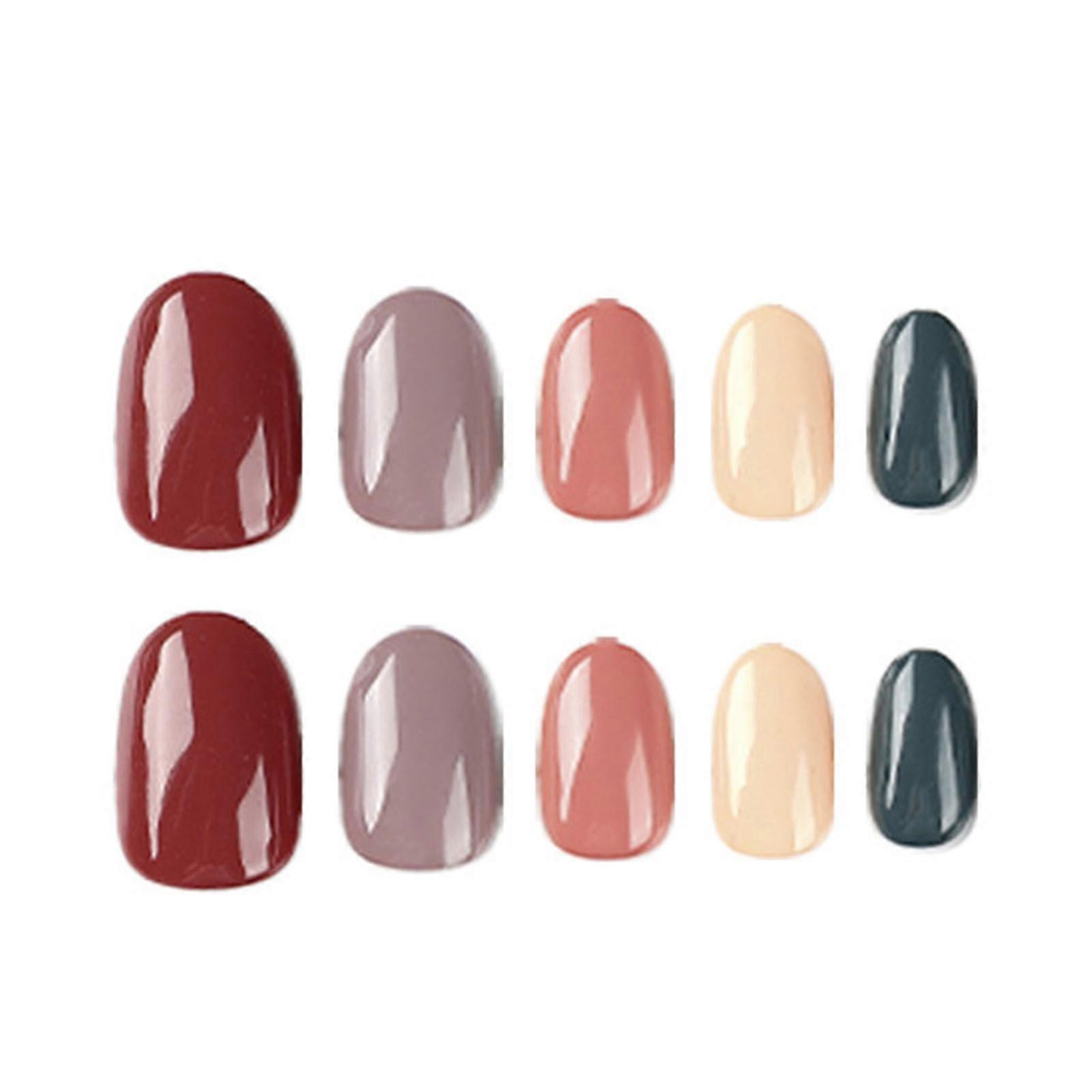 Simple Style Press On Nails Chip-proof Smudge-proof Fake Nails For Nail Art Beginners Practice