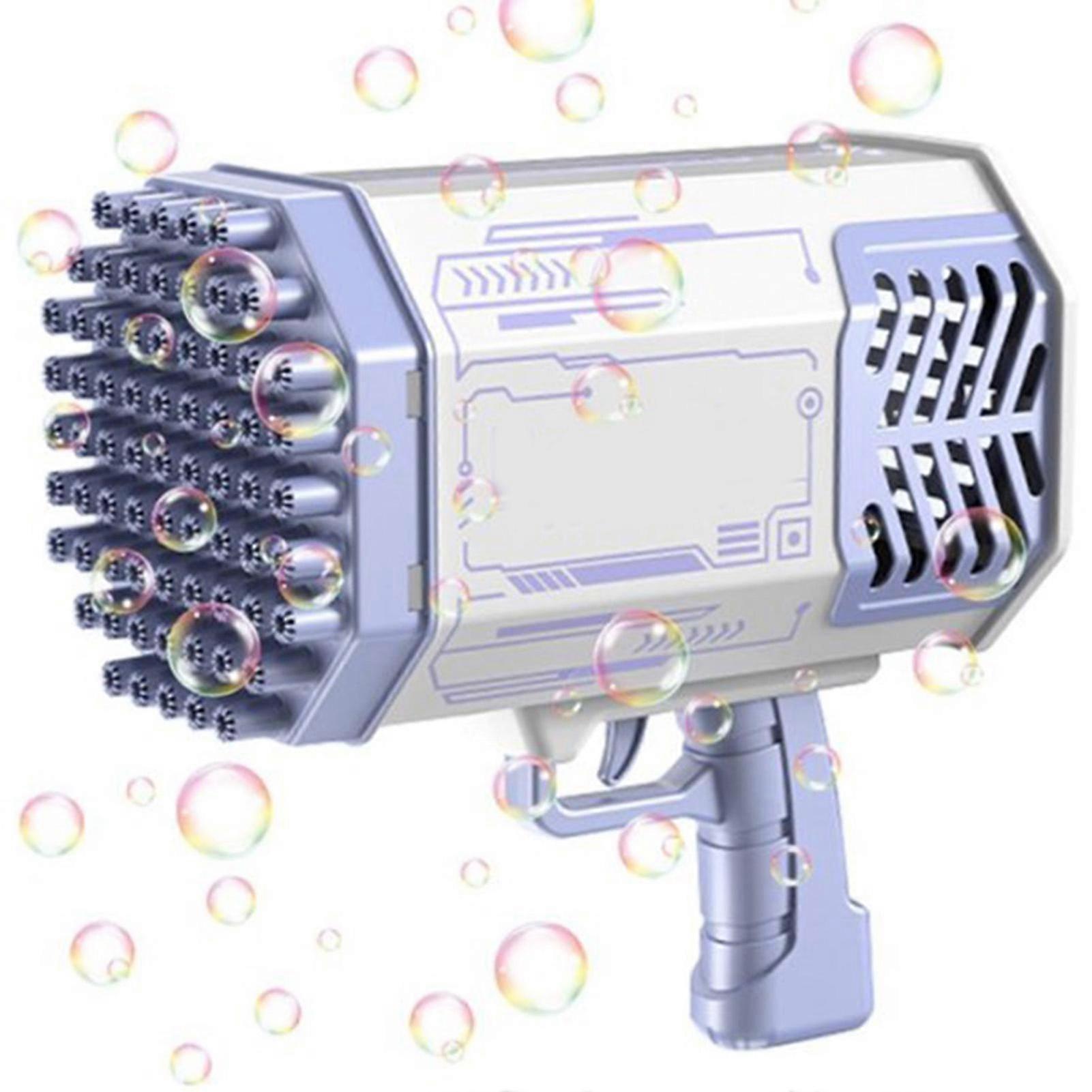 69 Holes Outlet Electric Bubble Machine Handheld Bubble Blower Rechargeable