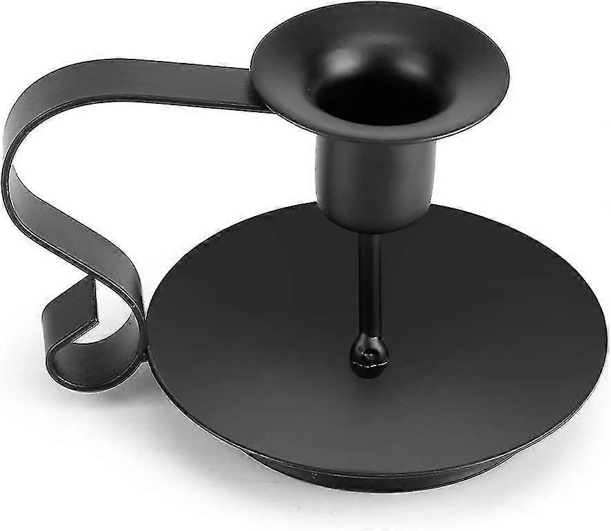 Taper Candle Holder, Retro Iron Cone Candlestick Hand Made Candlestick Stand Home Candleli Crday Gift