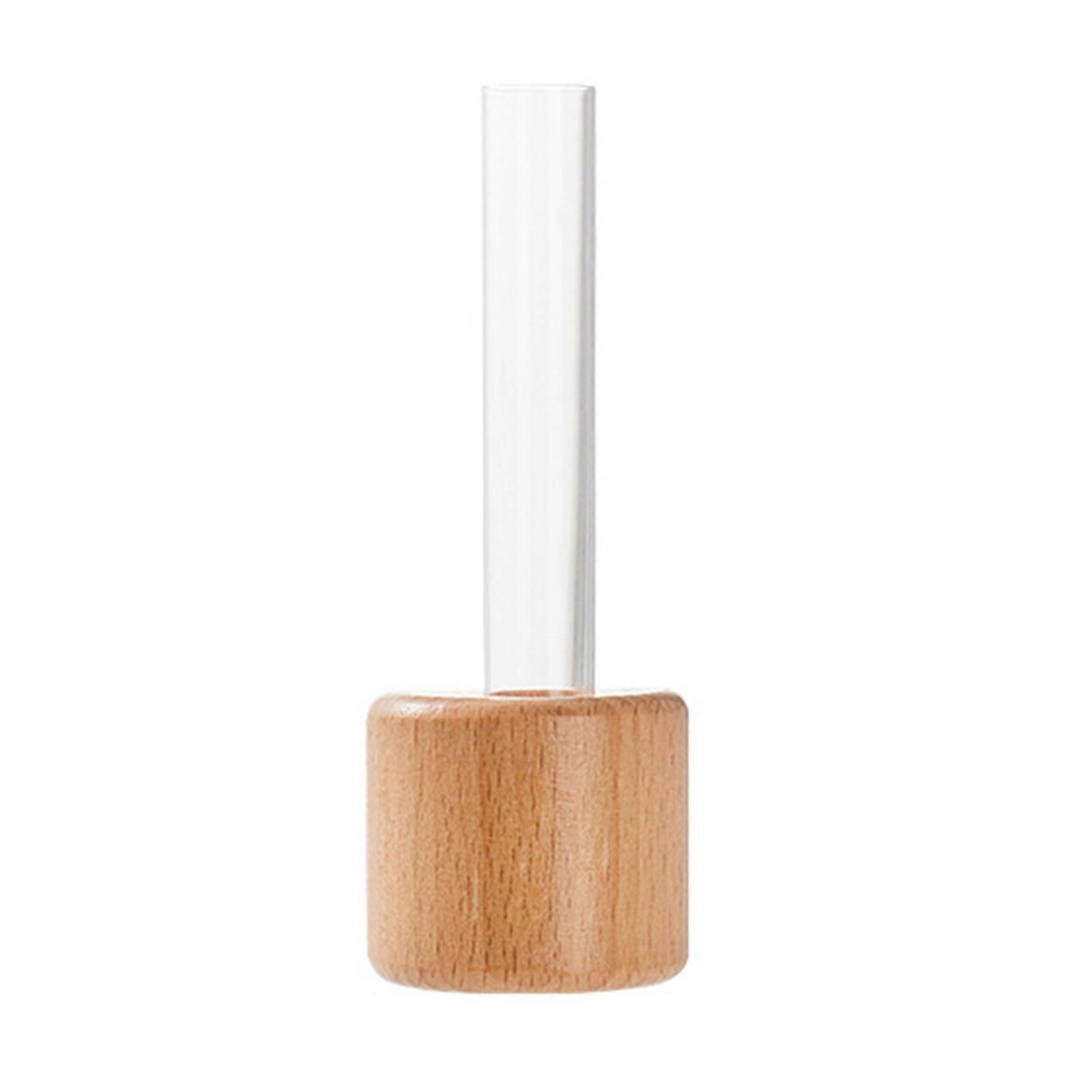 Mini Fridges Magnets Planter with Test Tube Shape Reusable Hanging Flower Container for Home Indoor