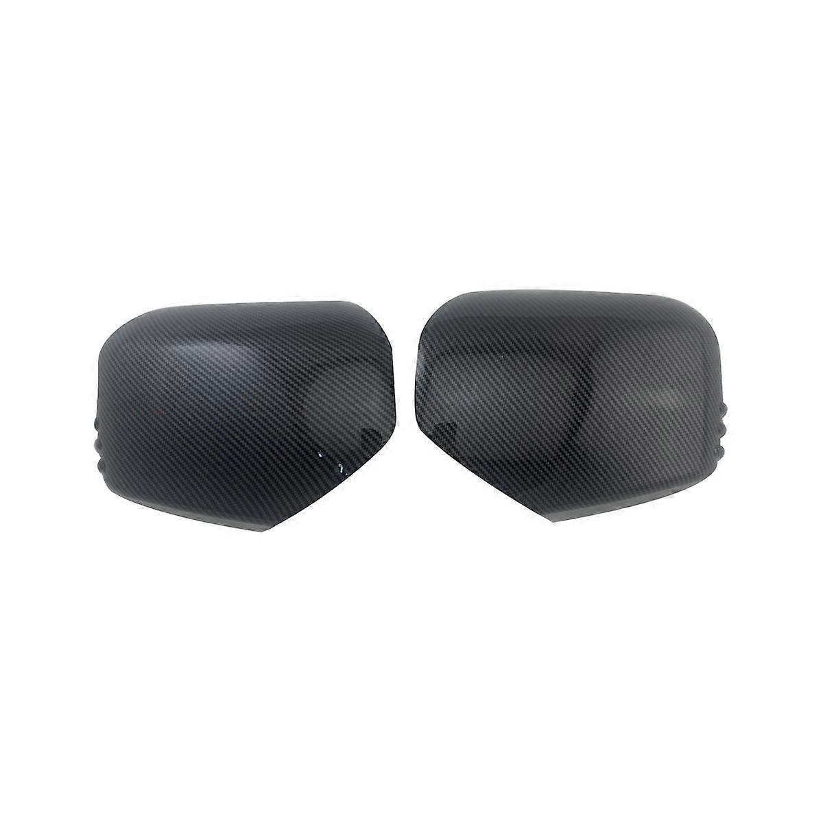Car Carbon Fiber Rearview Side Glass Mirror Cover Frame Side Mirror Caps for L200 Triton 2006-2014