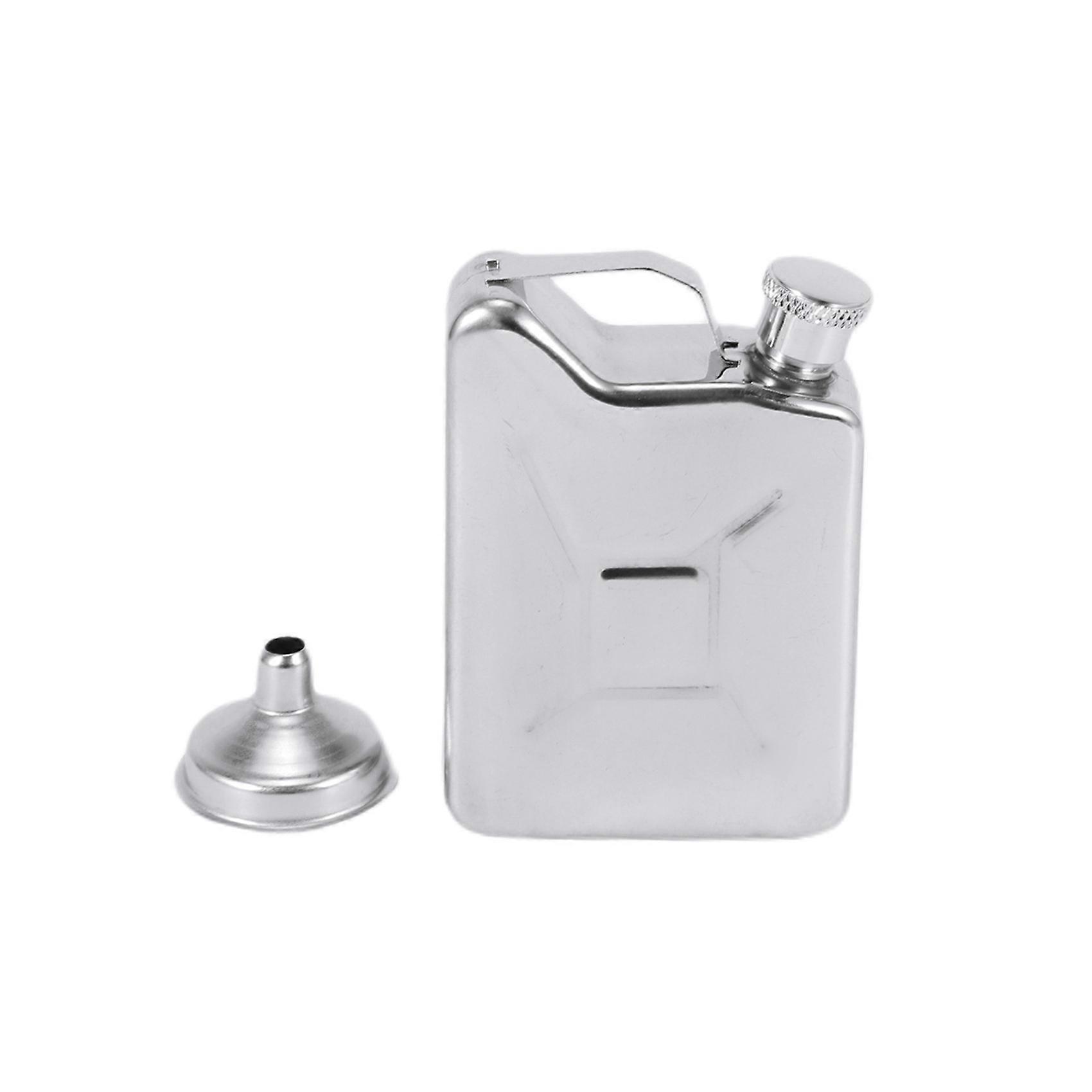 Mini Stainless Steel 5oz Hip Flask Liquor Whiskey Alcohol Gas Gasoline Can