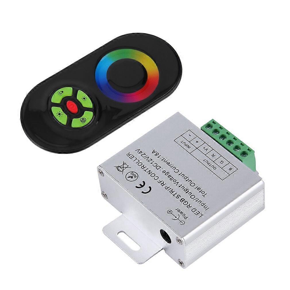 NEW Touch RGB Controller DC12V 24V Wireless LED Controller RF Touch Panel LED Dimmer RGB Remote Controller