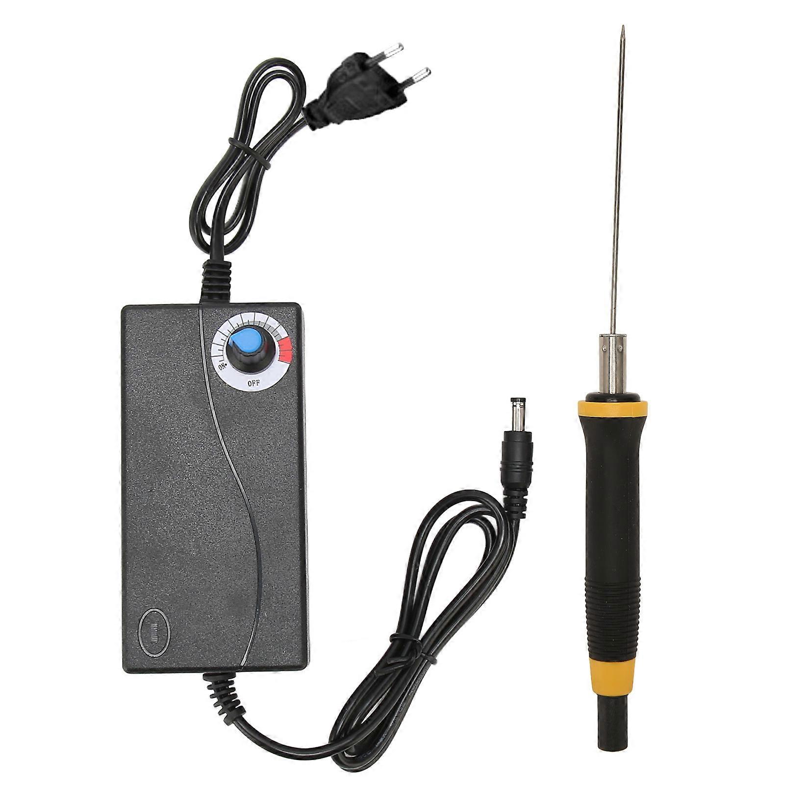 Hot Knife Foam Cutter DC 12V 3A Quickly Heating Smoothly Cut Ergonomic Handle Foam Cutting Tool for Cutting Engraving 100240V EU Plug 100240V