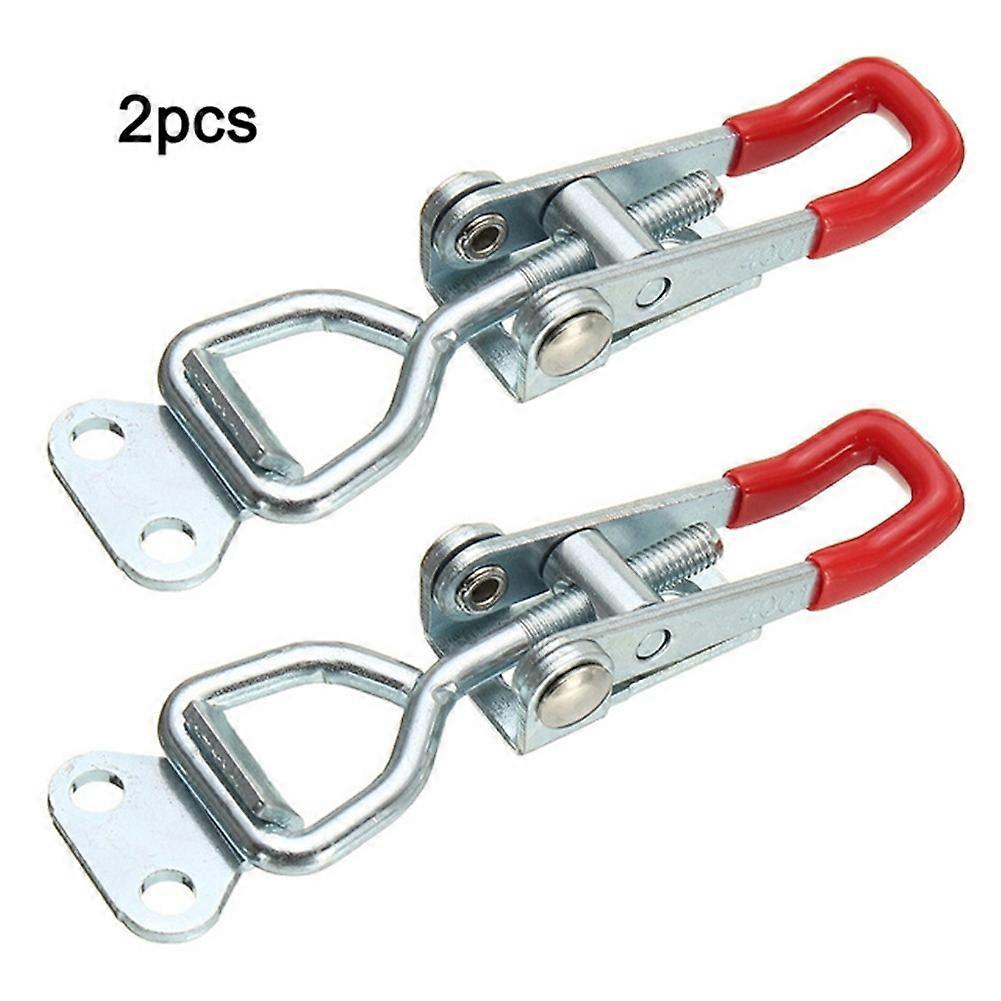 2PCS Anti-Slip Toggle Clamp Horizontal Door Bolts Type Quick Release Tool MUMR999 Quick Clamping Jaws For Woodwork