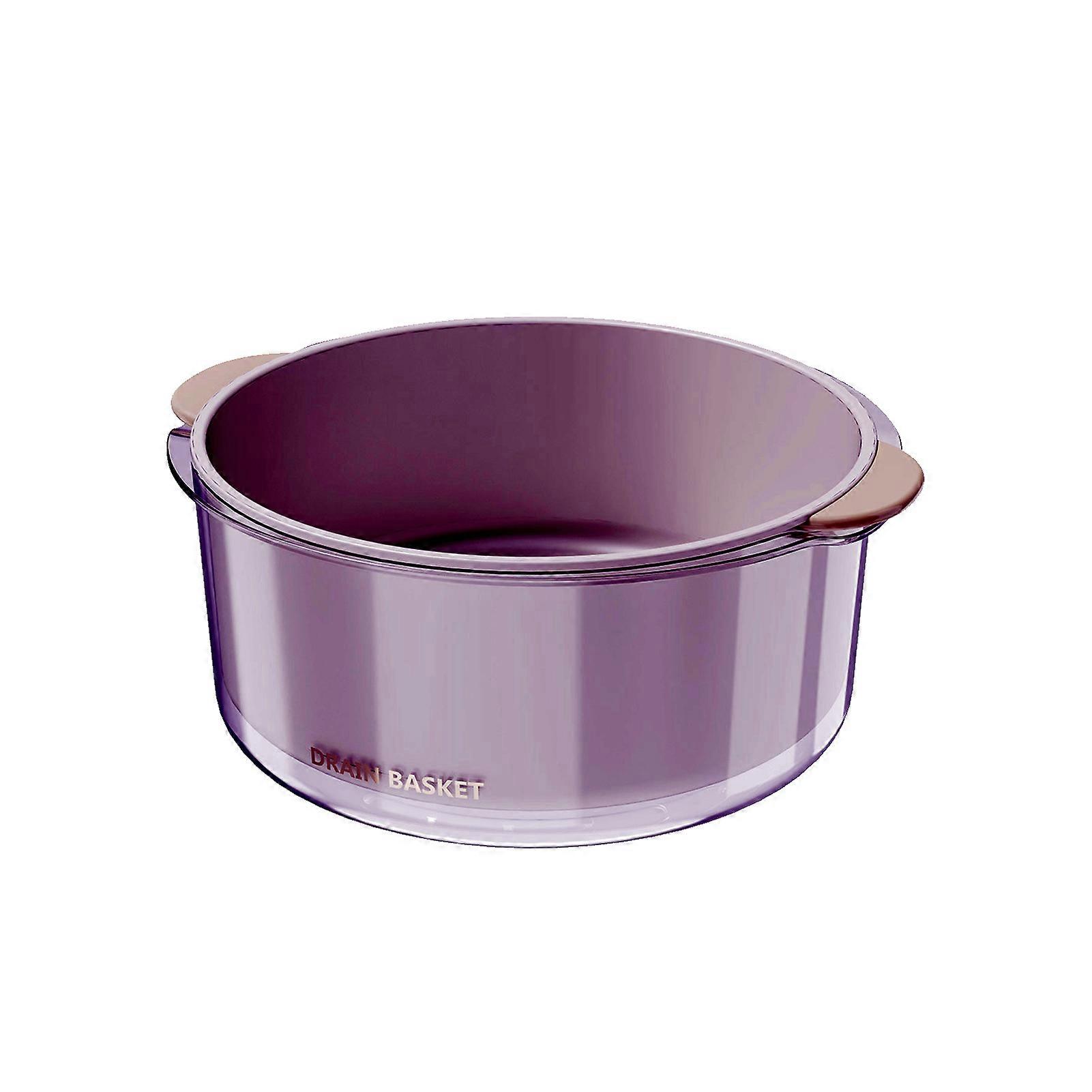 Double-layer Dishwashing Draining Basin Reusable Veggie Washing Strainer for Vegetable Washing