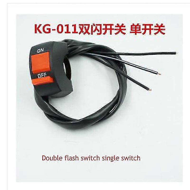 Motorcycle Accessories Electric Motorcycle Modified Multi-function Switch Aluminum Alloy Plastic Horn Double Flash Headlight Swi