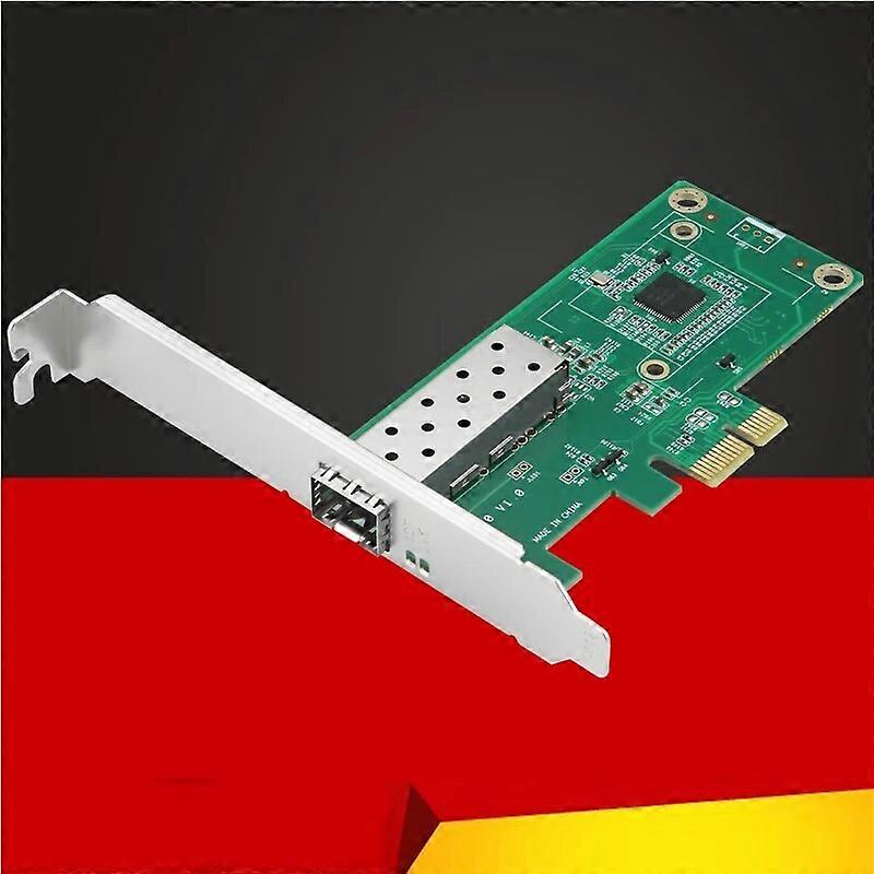 For Intel Network Card PCI Express x1 to SFP Fiber NIC 1000Mbps Gigabit Ethernet Lan Card for Intel I210 Chip for Server Desktop