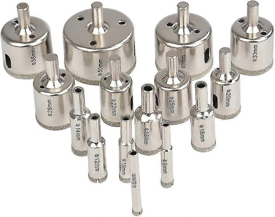 15pcs diamant bor sett, diamant drill bit