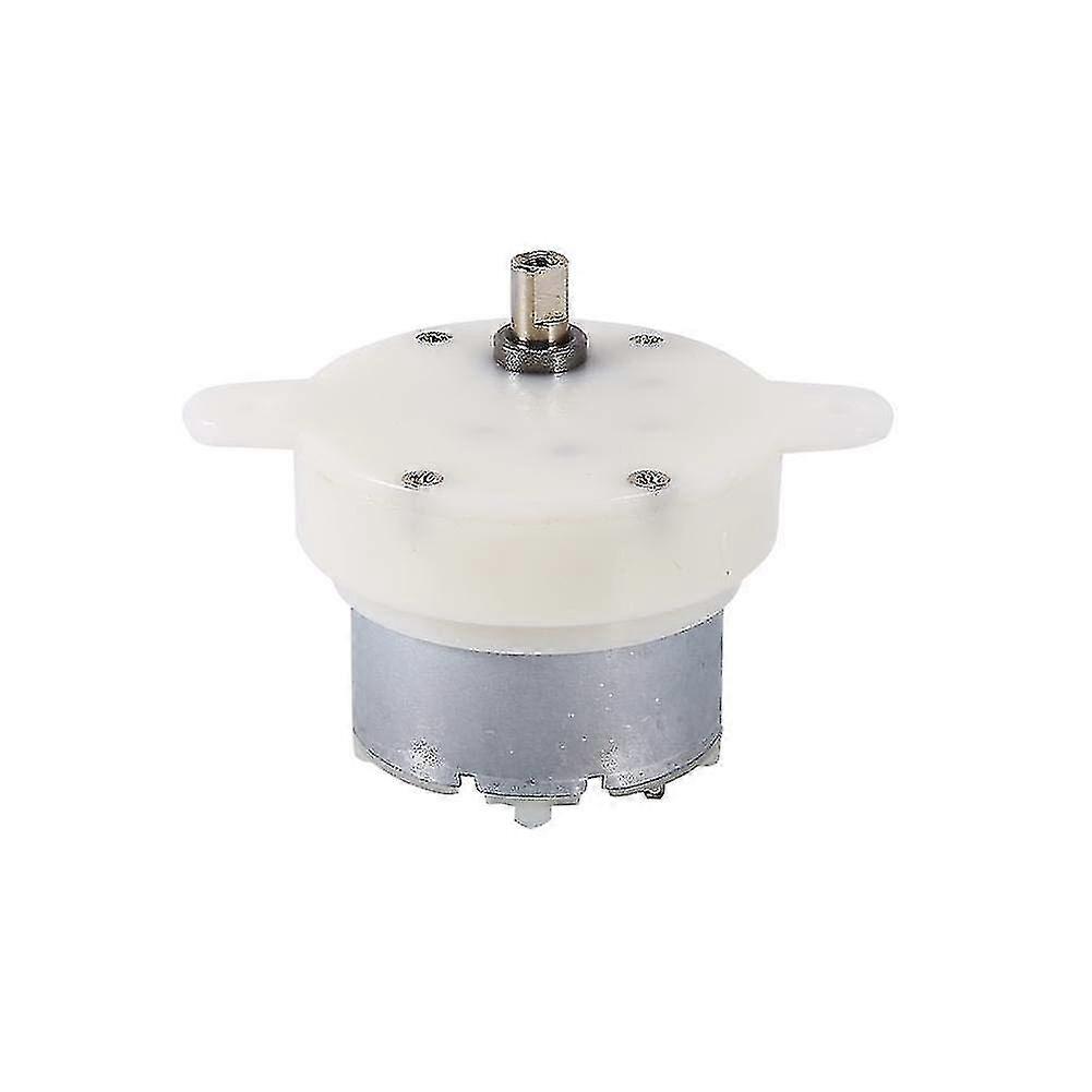 Motor mit langsamer Drehzahl, 12-V-Gleichstrom-Elektromotor mit hohem Drehmoment 3 U / min 4 mm Wellen-Mikromotor Getriebe verlangsamen Stummschaltungsmotor