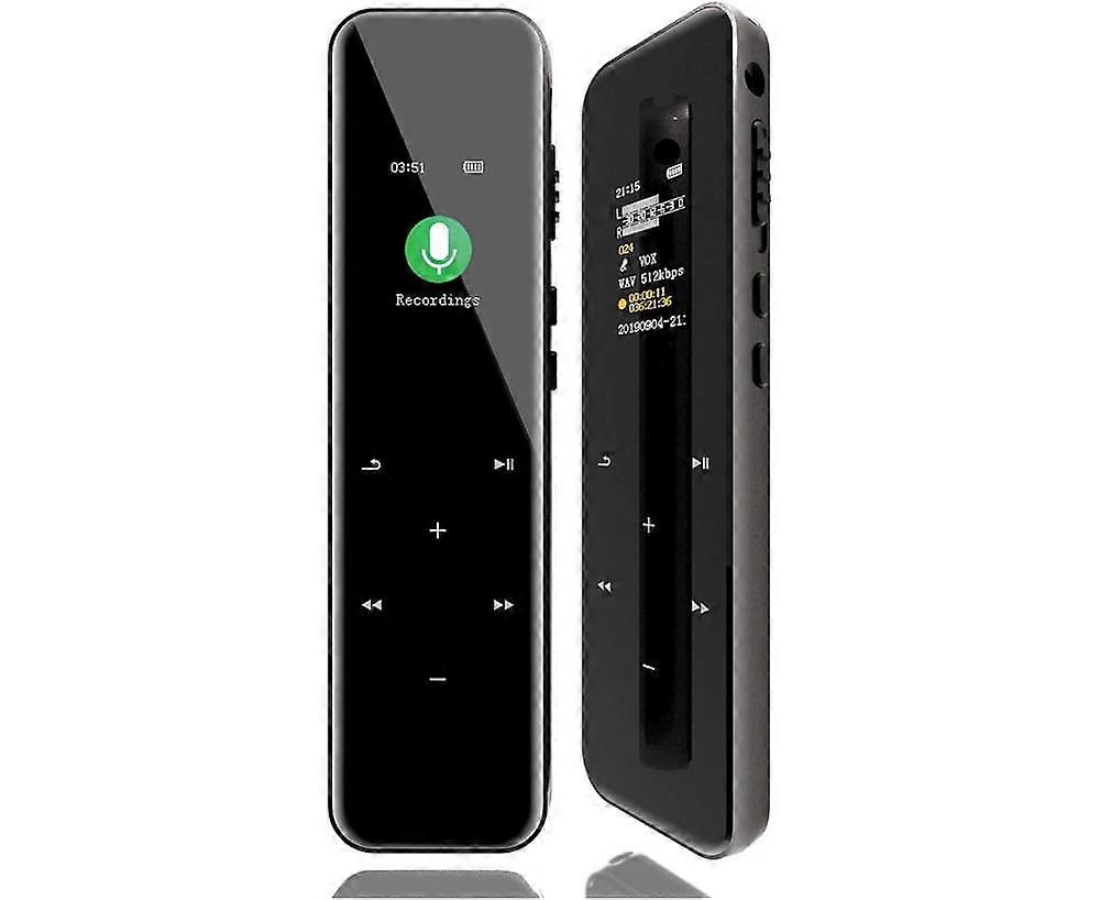 Digital Voice Recorder with Touch Screen, 1536kbps HD Audio Dictaphone MP3 with Password, Noise Reduction, 16GB Voice Activated Recorder