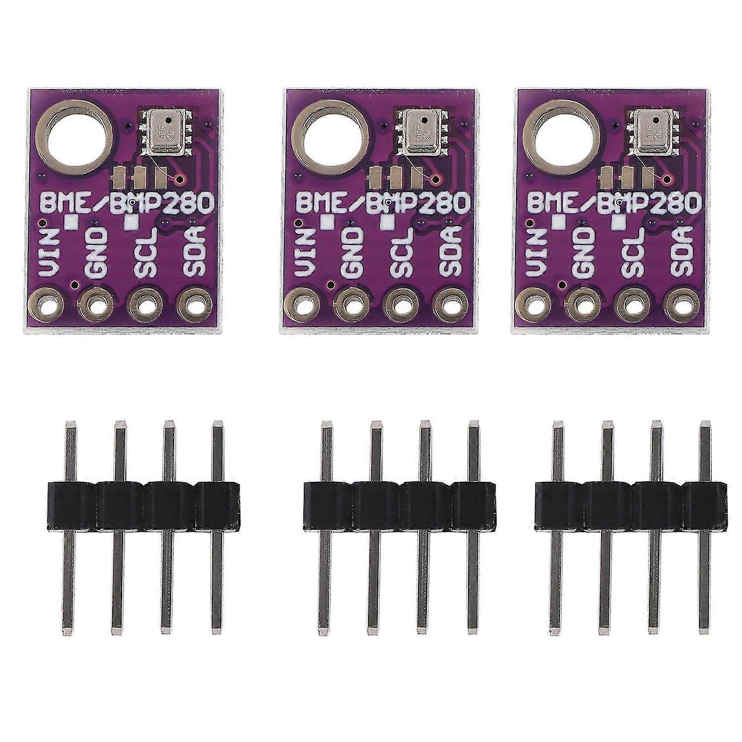 3Pcs BMP280 Compatible with BMP280 Digital 5V Temperature Humidity Sensor Atmospheric Barometric Pr