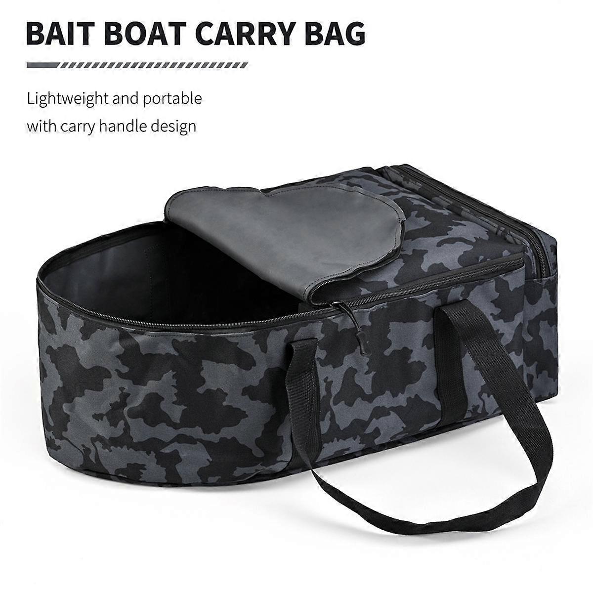 Large Capacity Bait Boat Carrying Bag, Suitable for Bait Boat, Storage Bag, Fishing Rod and Reel Tackle Bag A