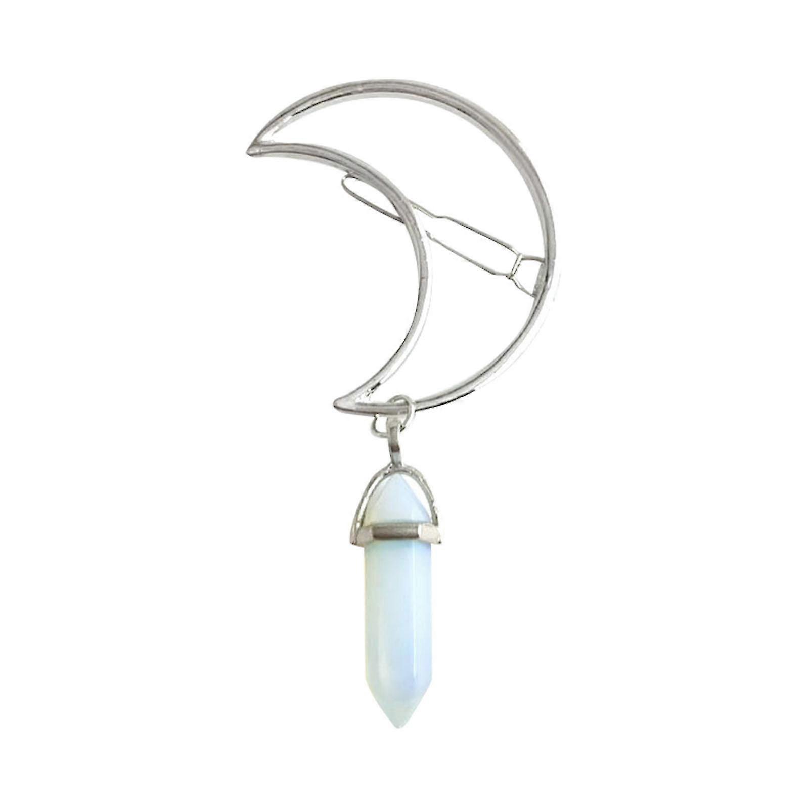 ムーンヘキサゴンペンダントペンダントクリスタルチャクラヒーリングストーンクリスタルペンダント